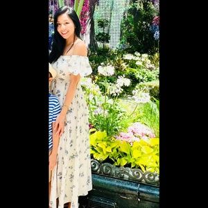 Astr the Label Off the Shoulder A line Dress - sold out in stores!